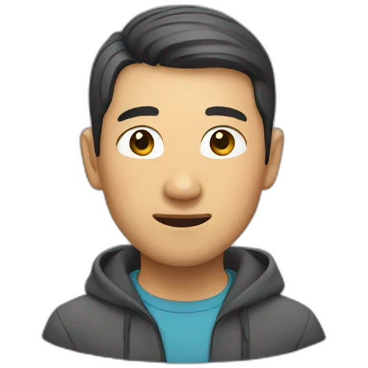 Asian man emoji