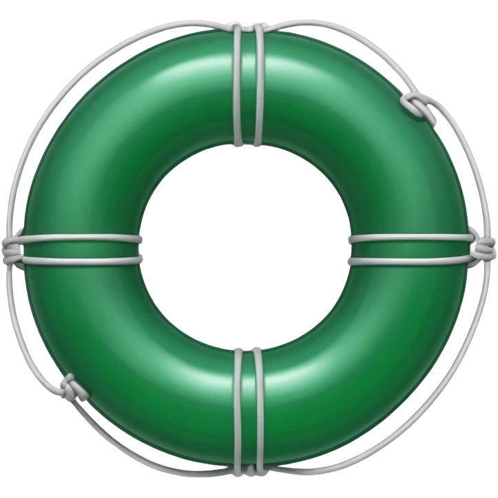 dark green lifesaver emoji