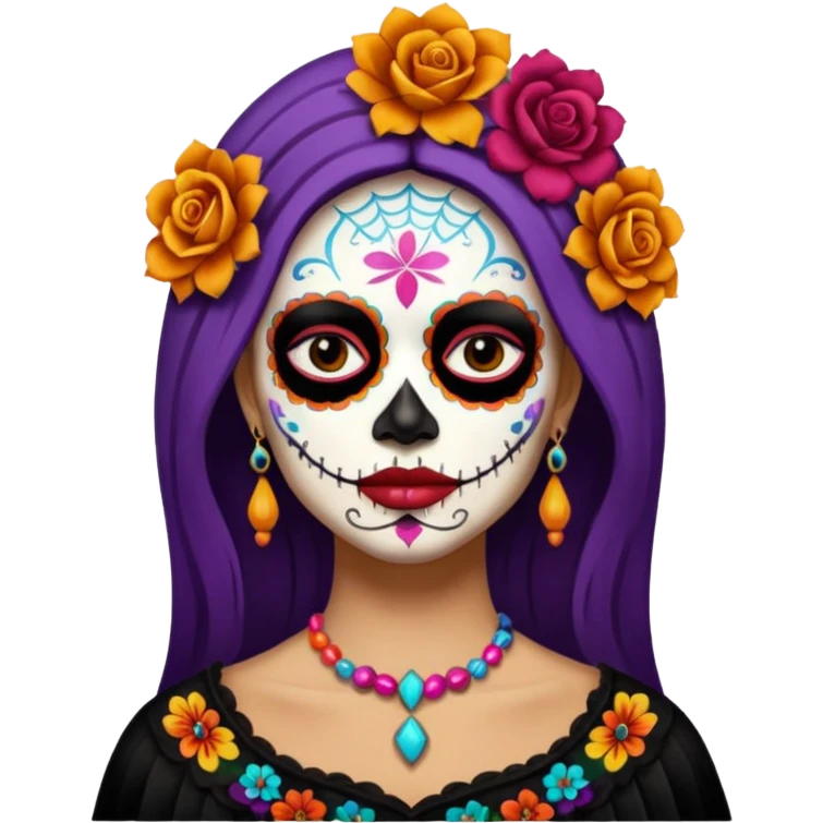 like día de muertos emoji