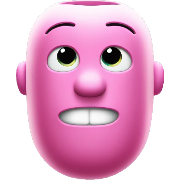 Pink apple AirPods Max  emoji