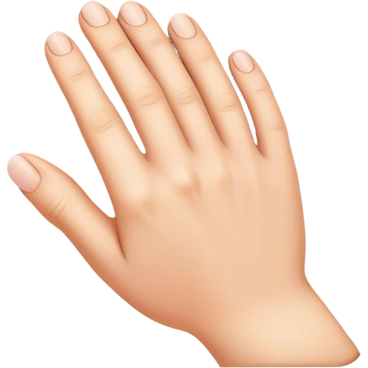 Finger down on table emoji