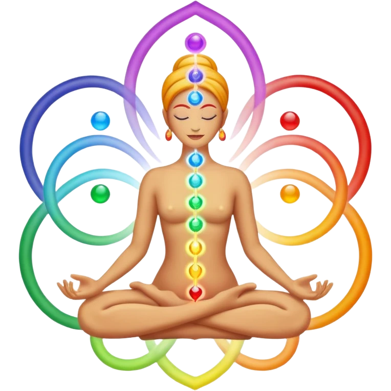 glowing chakras emoji