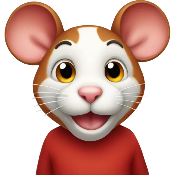 red mouse emoji