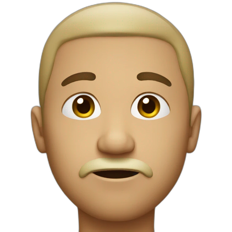 Human with a raised eyebrow emoji