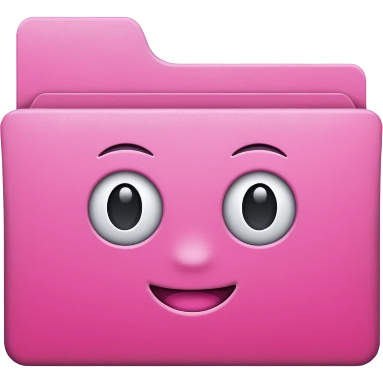 simple mix pink folder emoji