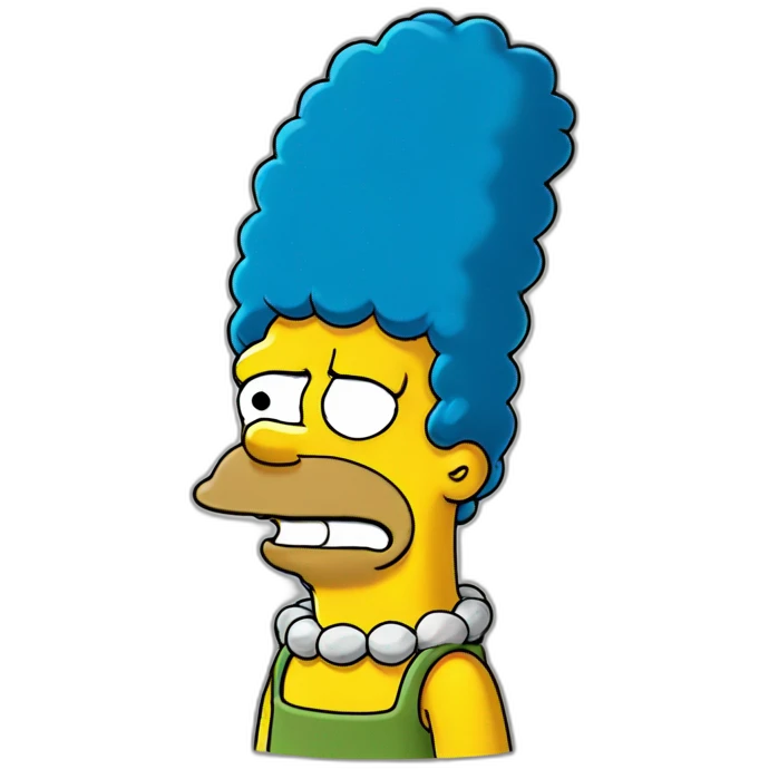 Bart simpsons qui fume emoji