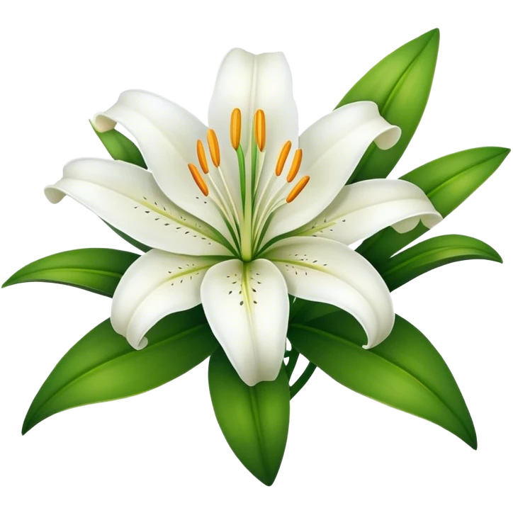 A lily  emoji