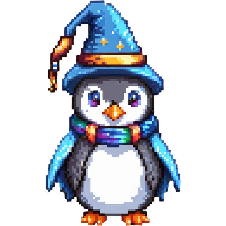penguin wizard emoji