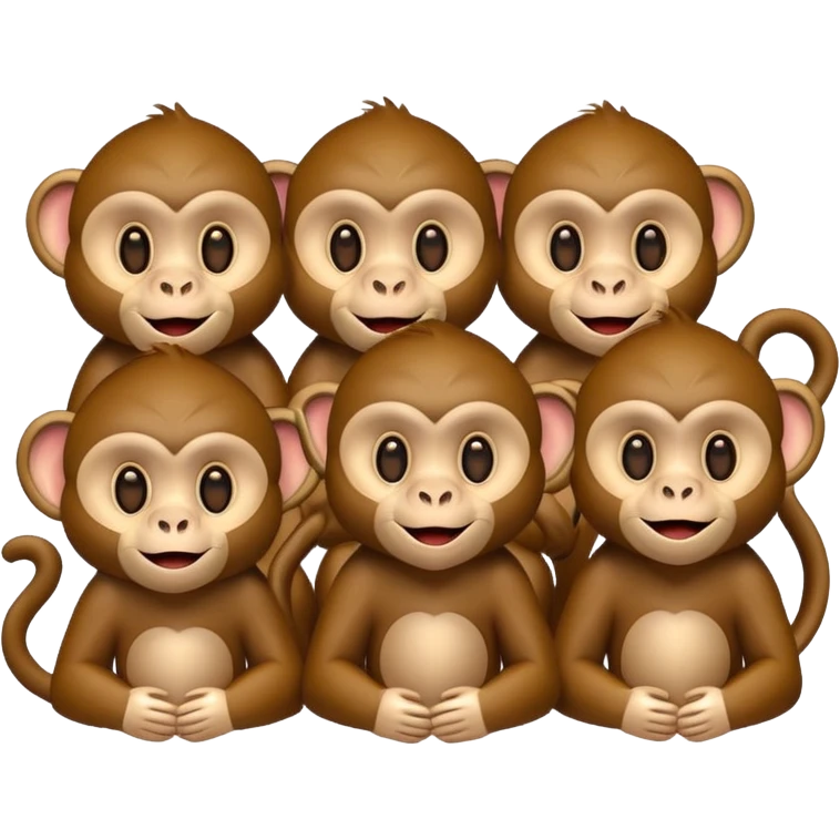  monkeys emoji