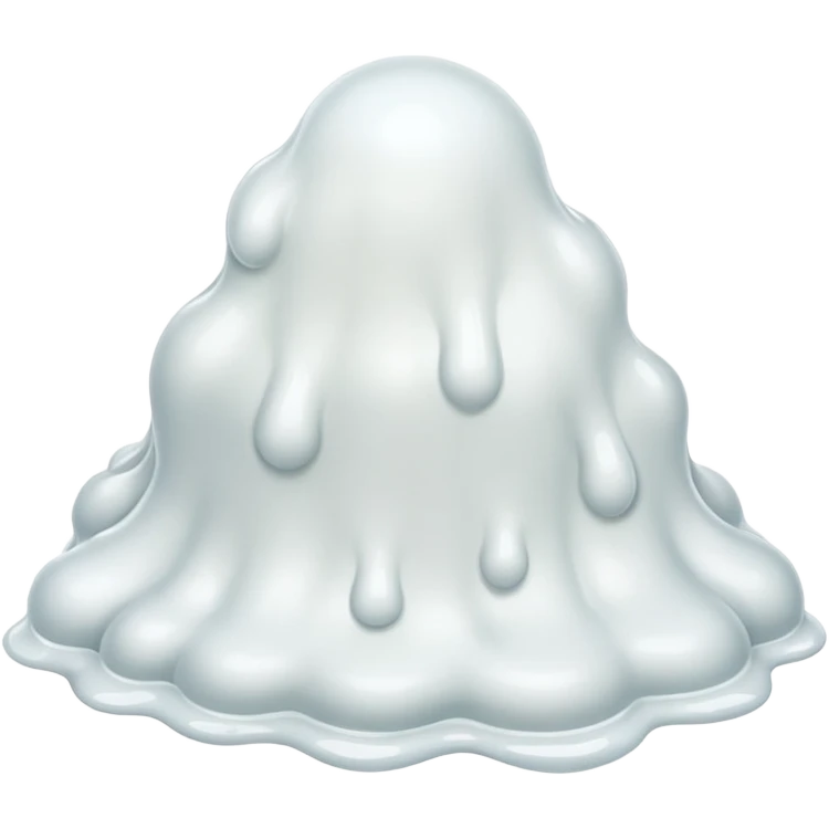 white slime emoji