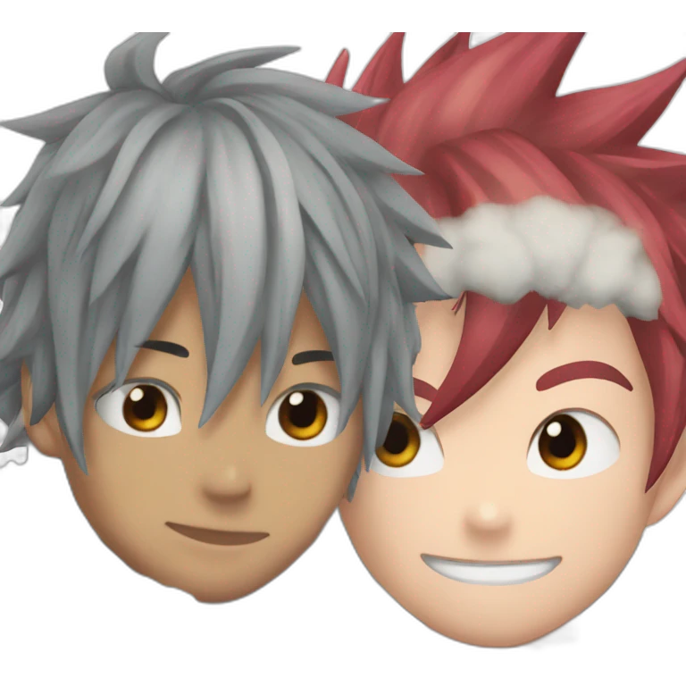 Natsu et grey emoji