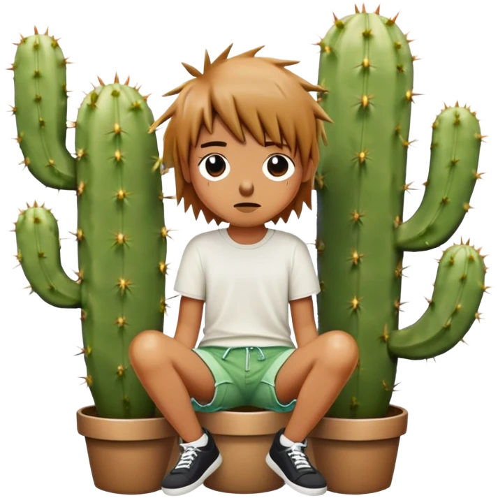 Sit on a drippy cactus  emoji