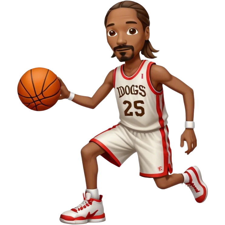 Snoop dog playing basketball  emoji