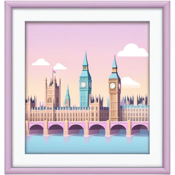 Pastel london emoji