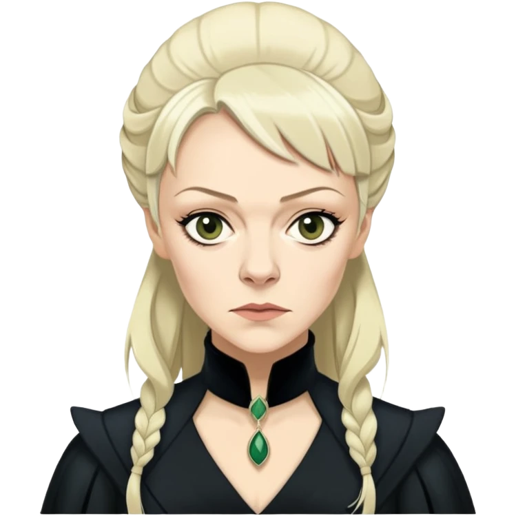 Helen McCrory is Narcissa Malfoy in harry potter emoji