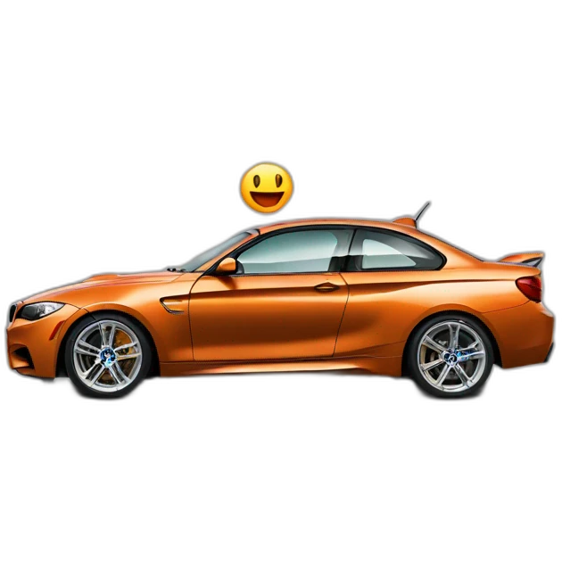 Goku dans une bmw emoji