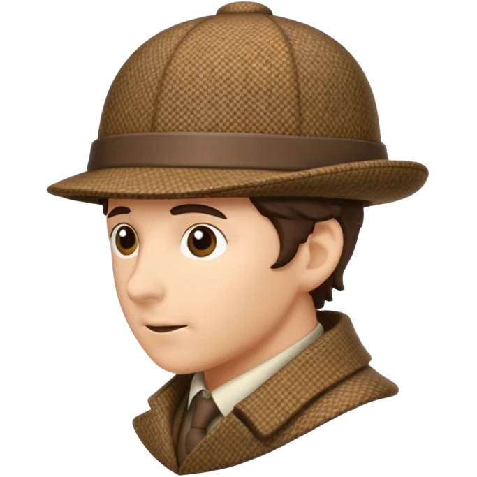 sherlock's hat emoji