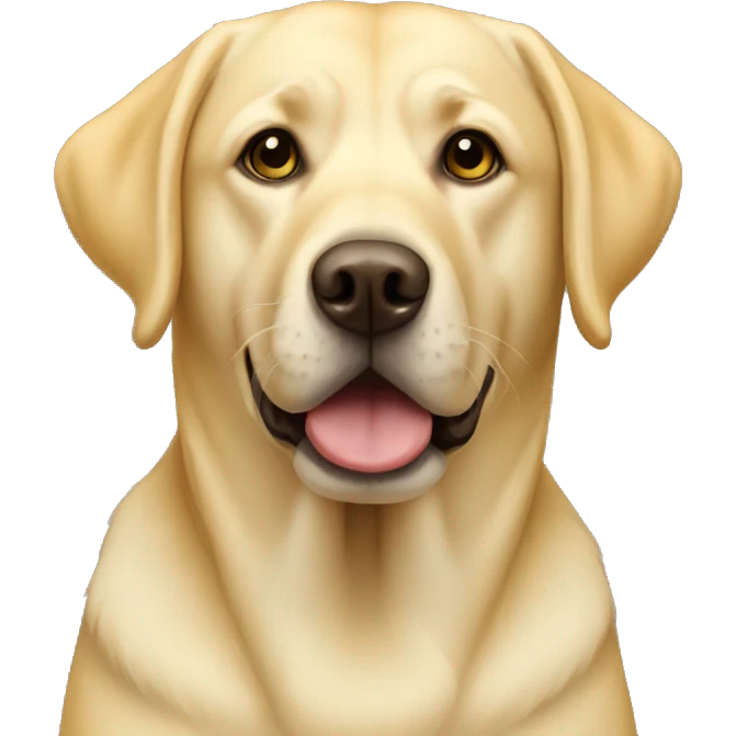 Yellow lab  emoji