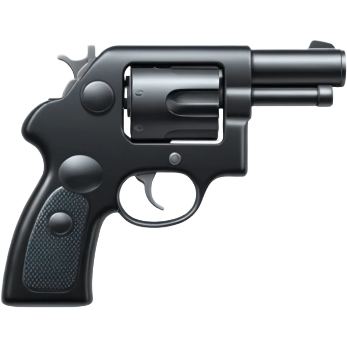 Pistolet noir emoji