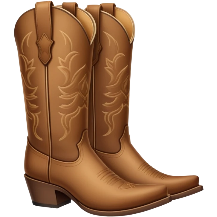 This person wearing expensive cowboy boots. emoji