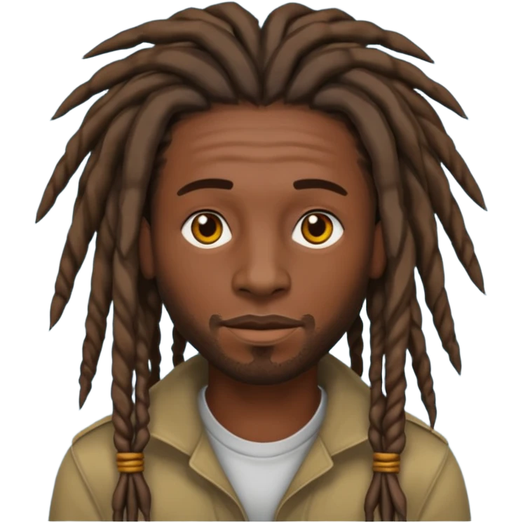 Guy with dreads emoji