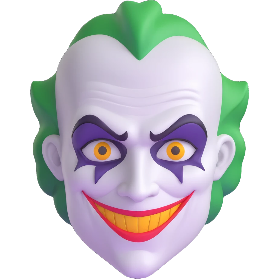 Joker from DC comics emoji