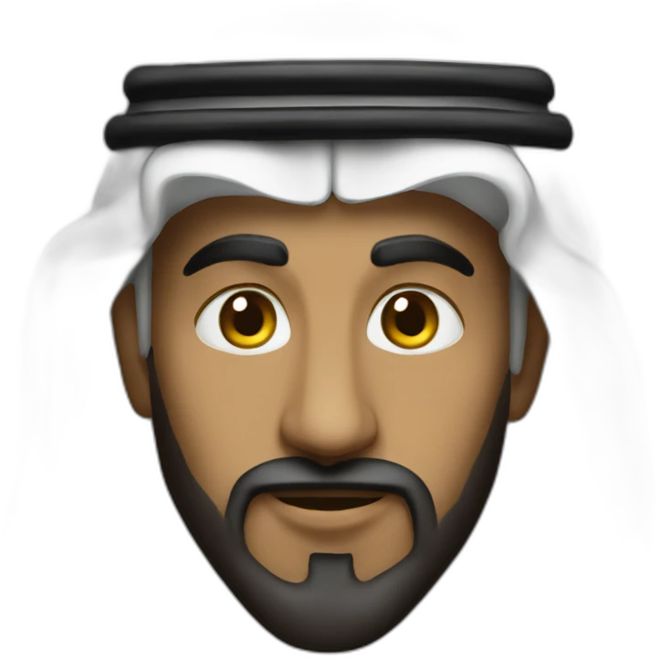 Rich sheikh dollars emoji