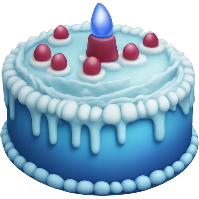 BLUE CAKE emoji