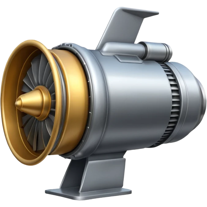 Generate a jet engine for the Russian drone "Geranium-3" emoji