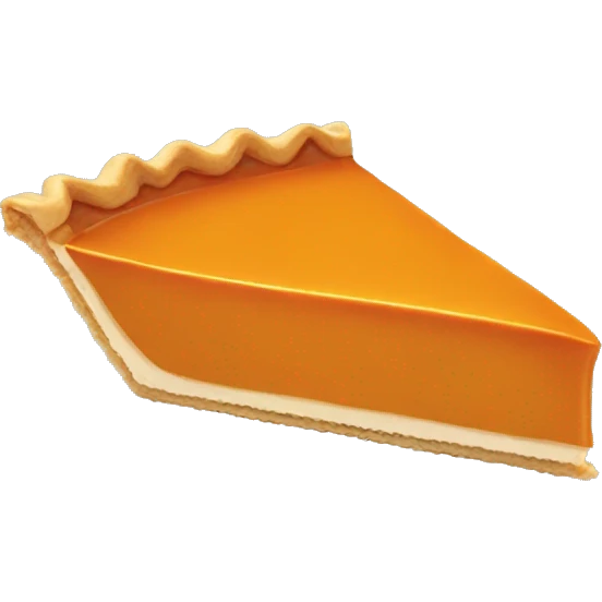 pumpkin pie slice emoji