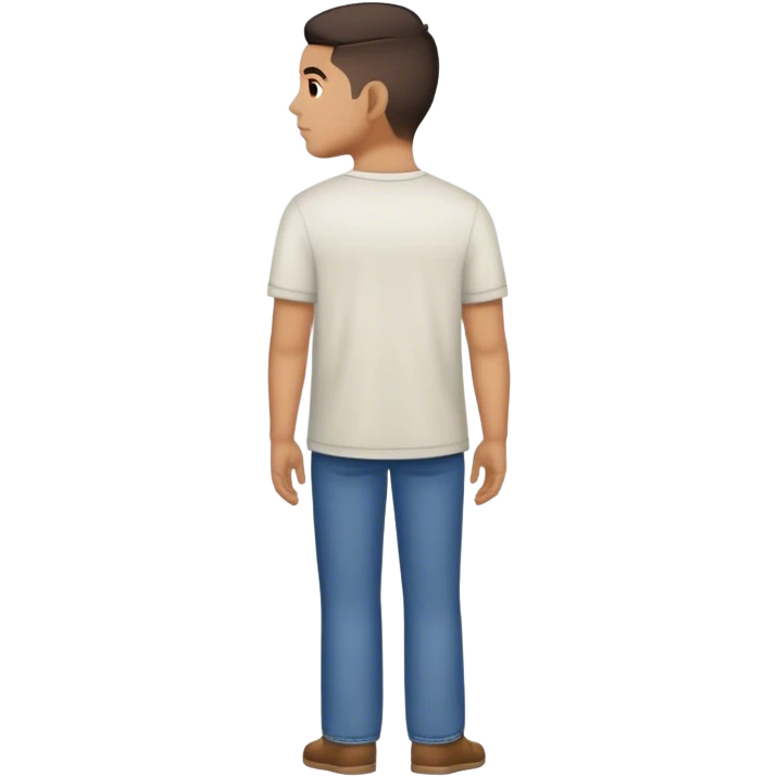Edwin Cardona de espalda cuerpo completo emoji