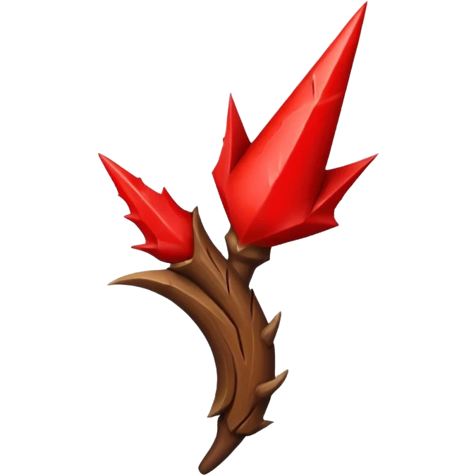 red thorn  emoji