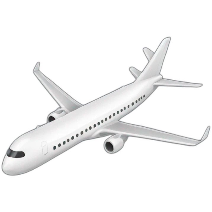 Avion qui va vers deux tour  emoji