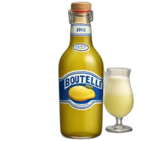 Bouteille-pastis emoji