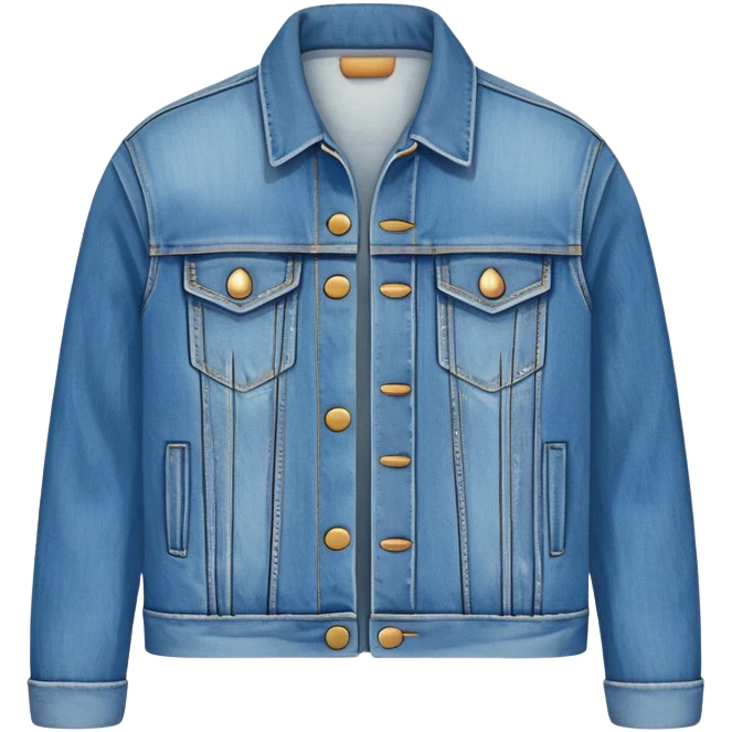 ultra realistic denim jacket emoji