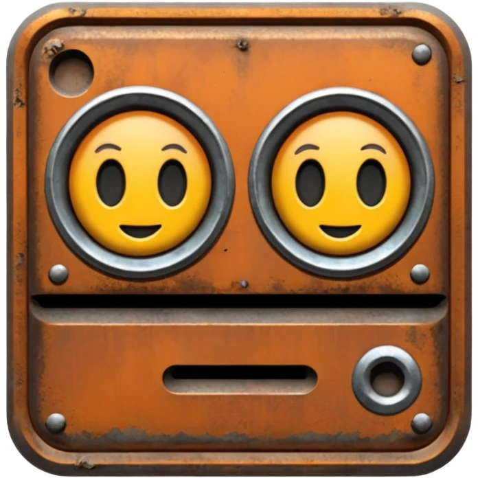 Create a Discord server icon that reads 'DUBS' based on the Rust video game. emoji