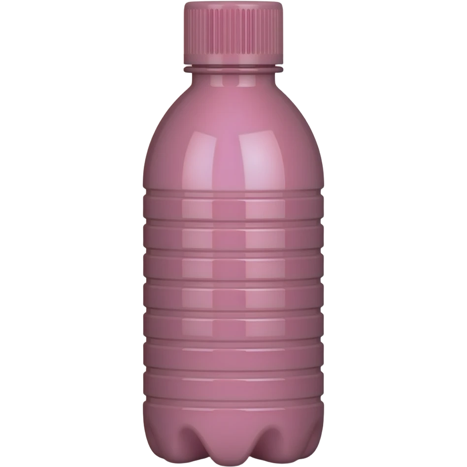 botella color rosa de agua emoji