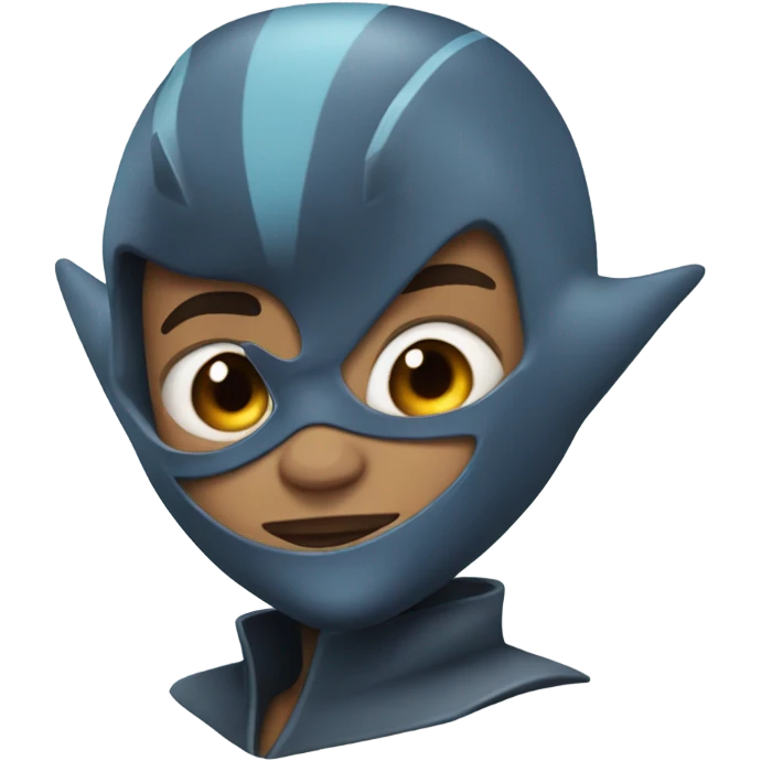 Shark boy superhero emoji