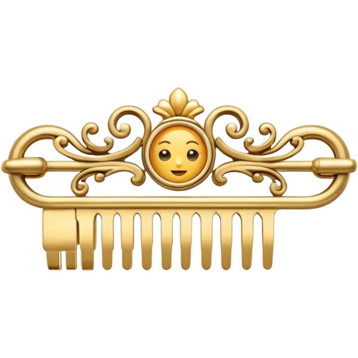 hair clip emoji