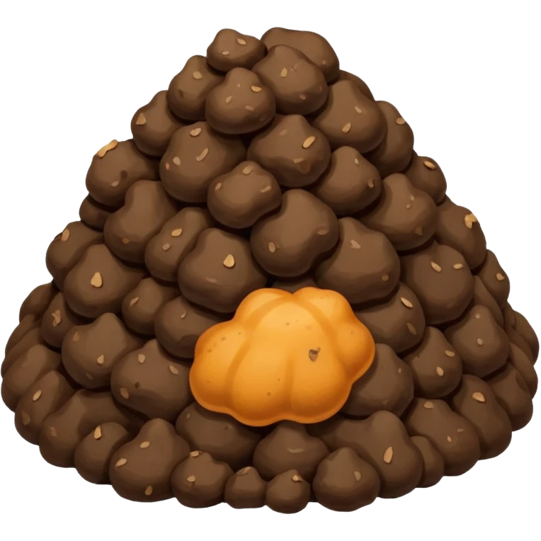 Clean up the cat poop emoji