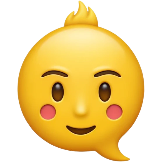 rayo simple y reconocible, estilo emoji clásico emoji
