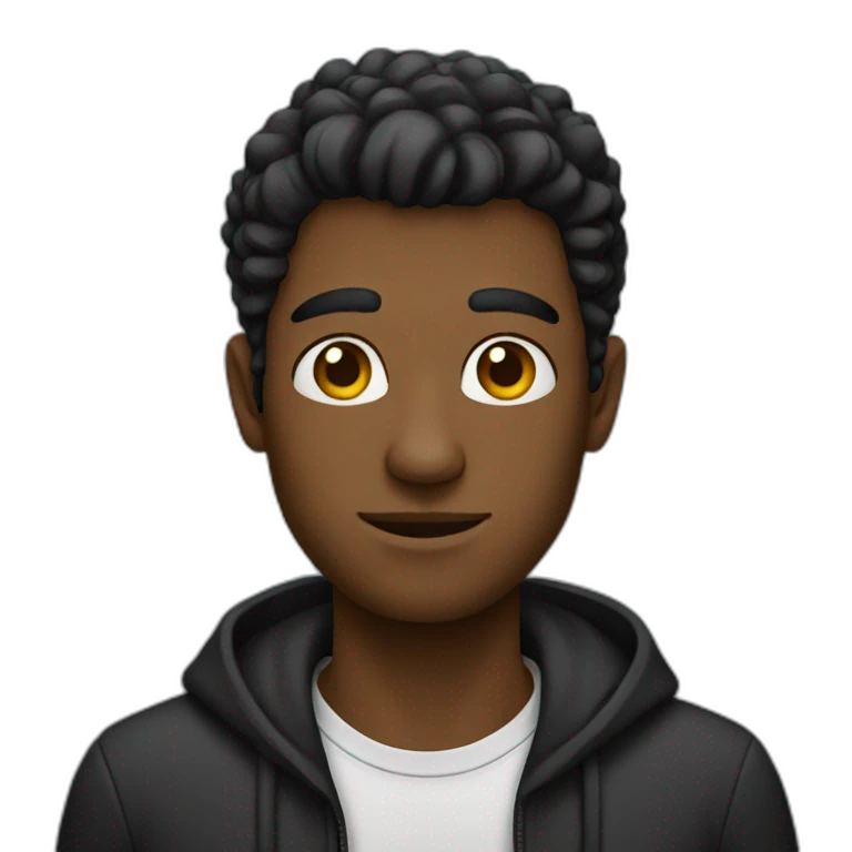 Hombre negro emoji