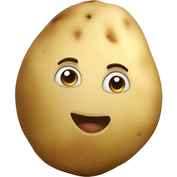 beige potato heart emoji