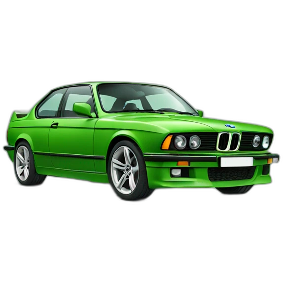 Green BMW emoji