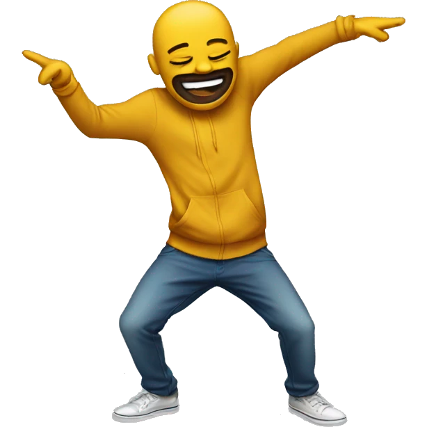 Dabbing emoji