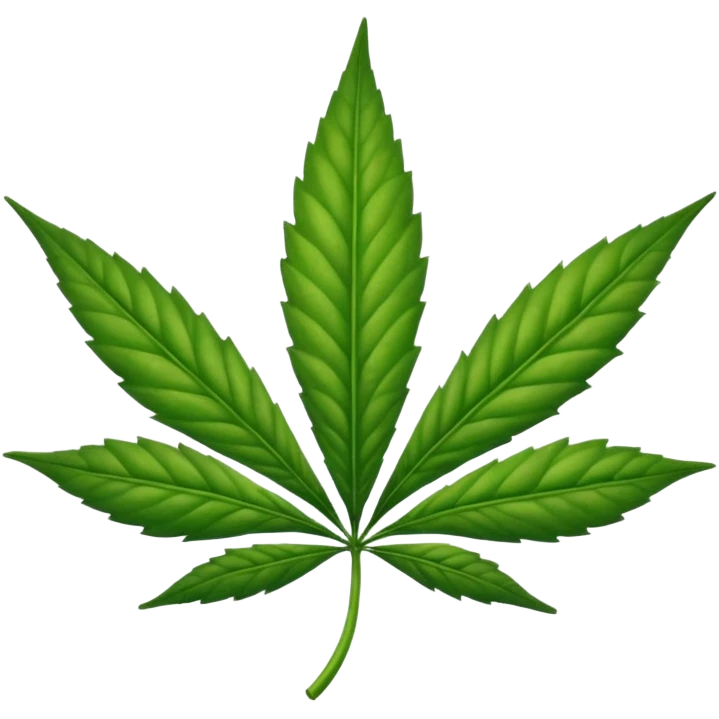 una hoja de marihuana  emoji