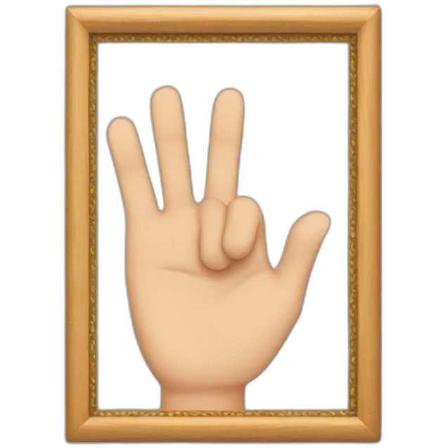 finger frame emoji