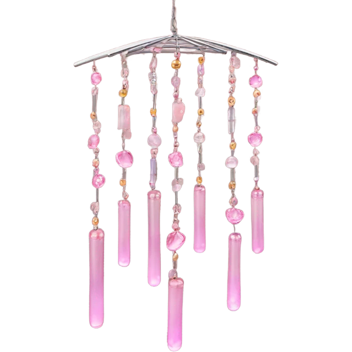 pink windchime emoji