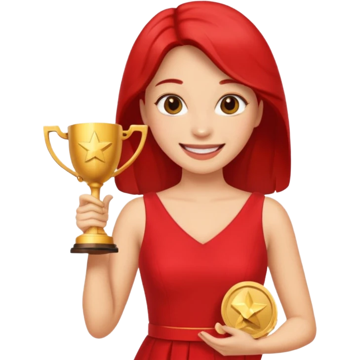 Red carpet winner emoji
