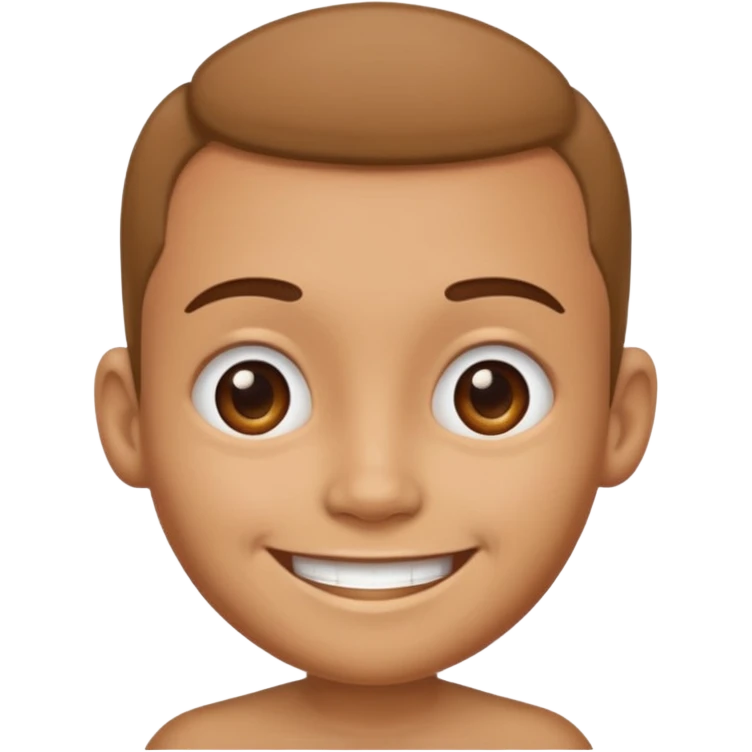 big head and small body emoji